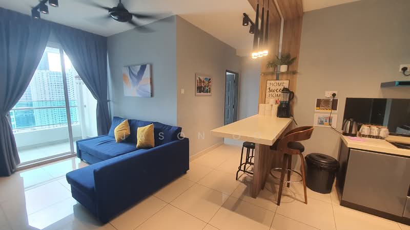 Kondominium untuk Disewa di Mansion One - Jason Ooi - Living Room - PropertyGuru.com.my