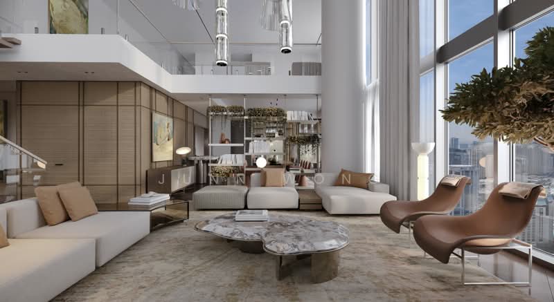 Vila Berkembar untuk Dijual di Kwasa Damansara (Sungai Buloh) - Junn Wong - Living Room - PropertyGuru.com.my