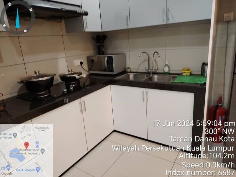 Servis Apartment untuk Dijual di The Loft @ ZetaPark - Nicole Goh - Kitchen - PropertyGuru.com.my