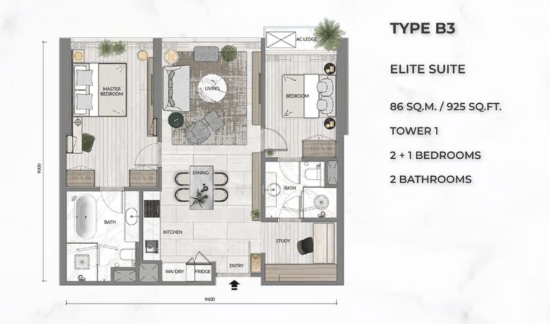 Untuk Disewa Core Residence @ TRX