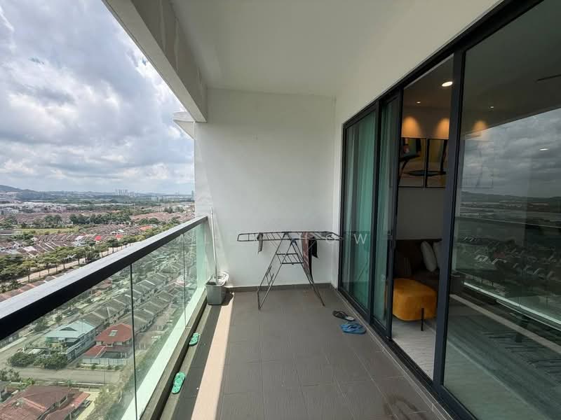 Kondominium untuk Disewa di The Marina View - Alex How - Balcony - PropertyGuru.com.my