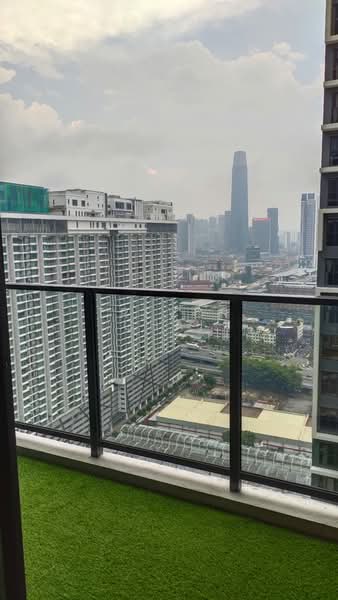 Servis Apartment untuk Dijual di Trion 2 @ KL - Trevor Chai - Balcony - PropertyGuru.com.my