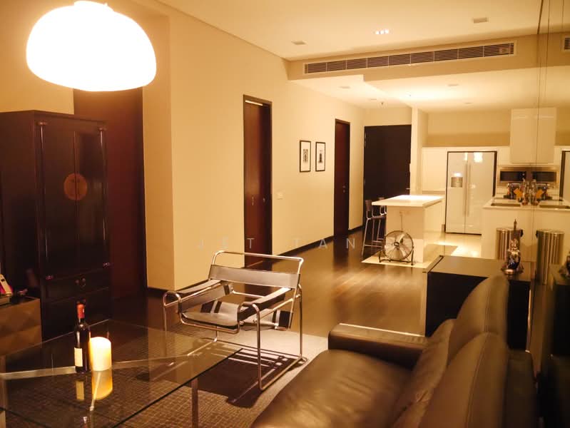 Service Residence for Sale at Clearwater Residences - Jet Tan - Living Room - PropertyGuru.com.my