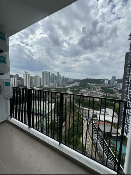 Kondominium untuk Disewa di Residensi Dutamas Dahlia - Kew . - Balcony - PropertyGuru.com.my