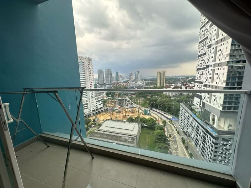 Servis Apartment untuk Disewa di Twin Galaxy (Dwi Galaksi) - Eldwin Soh - Balcony - PropertyGuru.com.my