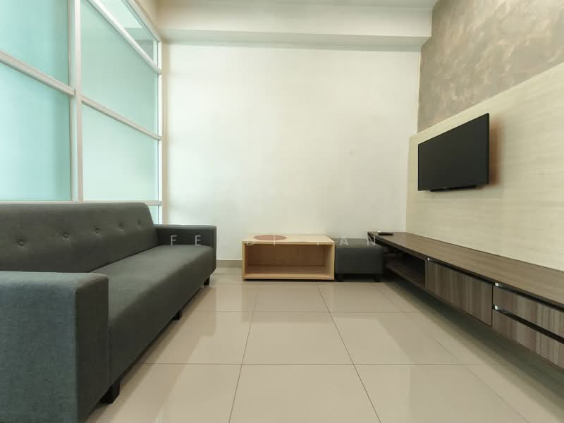 Condominium for Rent at Mutiara Ville - Fendi tan - Living Room - PropertyGuru.com.my