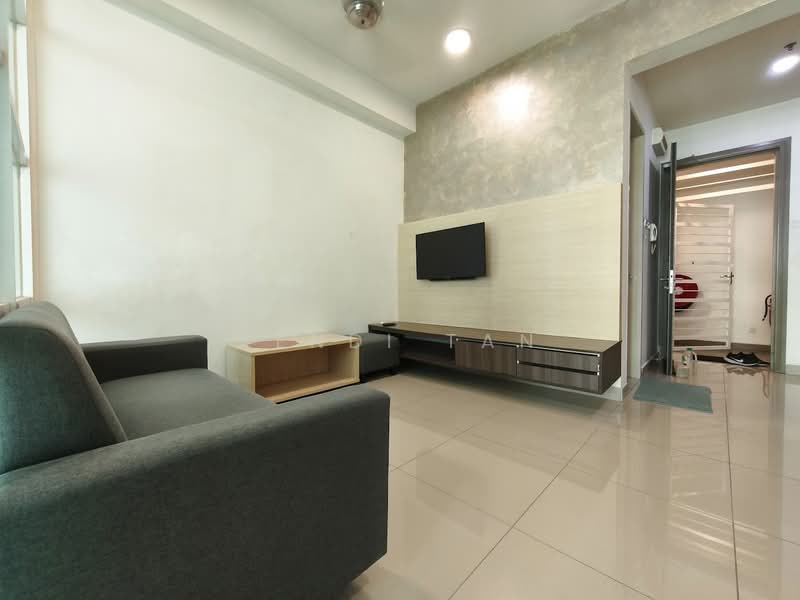 Condominium for Rent at Mutiara Ville - Fendi tan - Living Room - PropertyGuru.com.my
