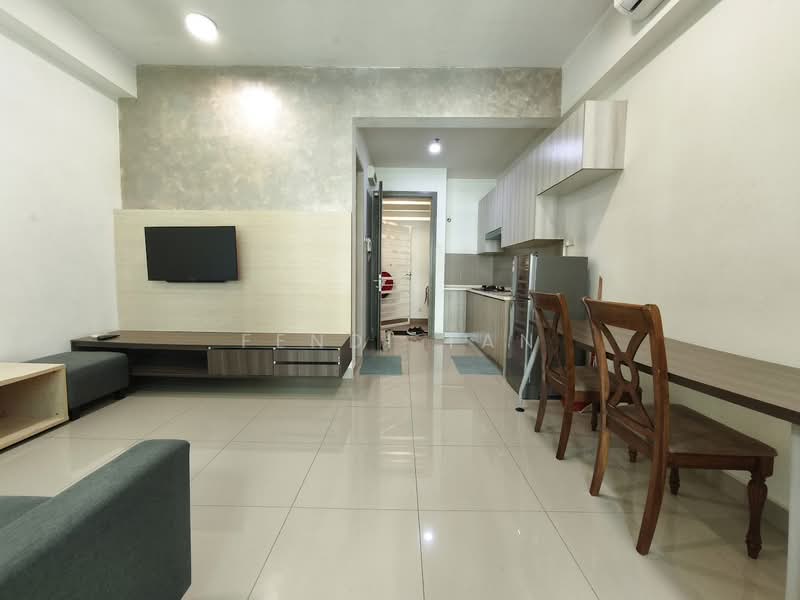 Condominium for Rent at Mutiara Ville - Fendi tan - Living Room - PropertyGuru.com.my