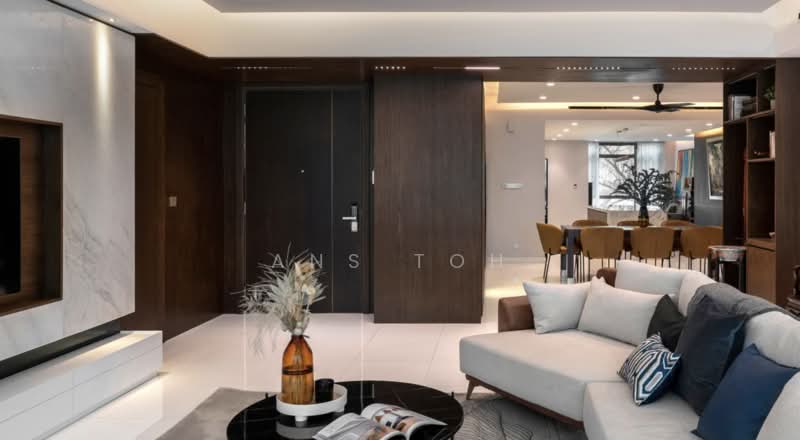 Condominium for Sale at The Treez Jalil Residen - ANS TOH - Living Room - PropertyGuru.com.my