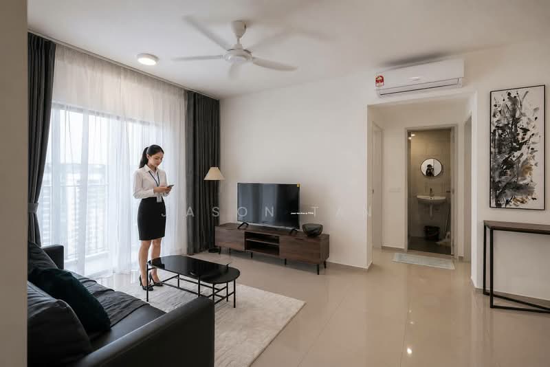 Servis Apartment untuk Disewa di Hana @ Eco Ardence - Jason Tan - Living Room - PropertyGuru.com.my