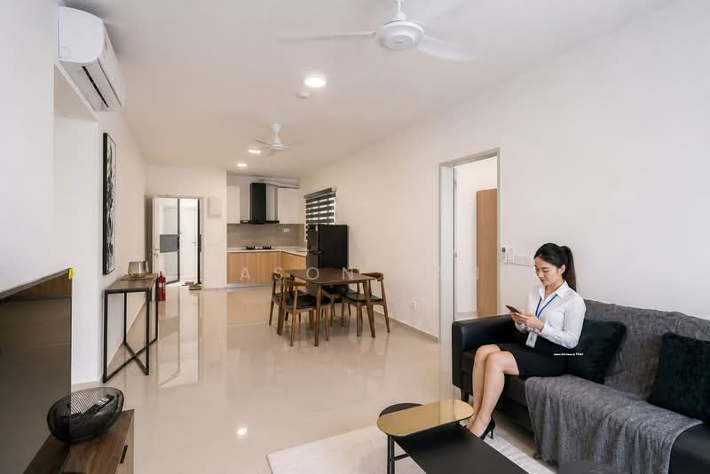 Servis Apartment untuk Disewa di Hana @ Eco Ardence - Jason Tan - Living Room - PropertyGuru.com.my