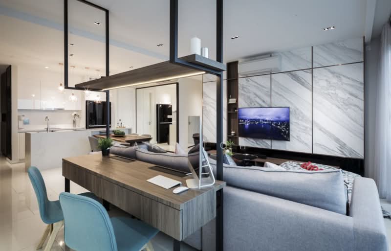 Servis Apartment untuk Dijual di The Rosewoodz @ Bukit Jalil - ANS TOH - Living Room - PropertyGuru.com.my