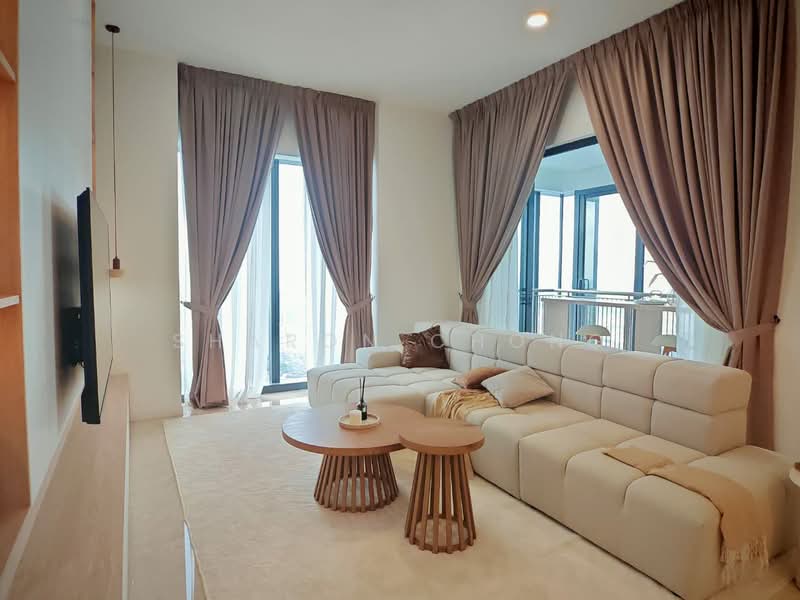 Service Residence for Sale at The Astaka @ 1 Bukit Senyum - Sharon Chong - Living Room - PropertyGuru.com.my