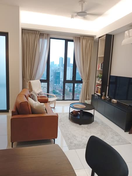 Service Residence for Rent at The Sentral Suites - Yen Cheah - Living Room - PropertyGuru.com.my