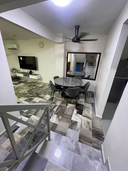 Rumah Teres 2 Tingkat untuk Dijual di Taman Perkasa (Butterworth) - Carson Ang - Living Room - PropertyGuru.com.my