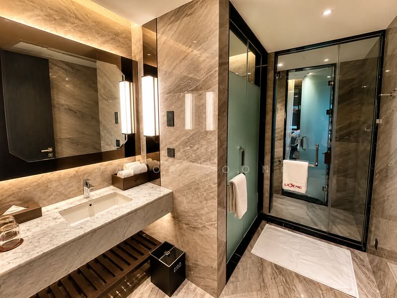Servis Apartment untuk Dijual di Imperial Lexis - Carol Soong - Bathroom - PropertyGuru.com.my