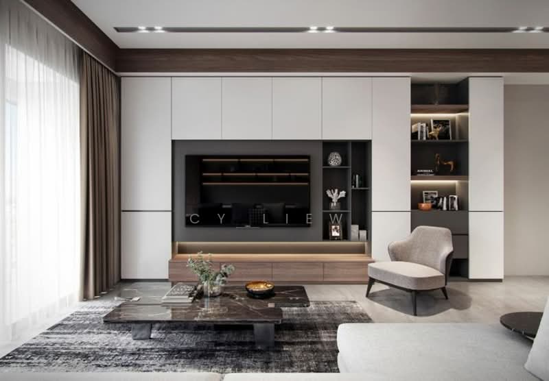 Kondominium untuk Dijual di Veridian Residence - CY Liew - Living Room - PropertyGuru.com.my