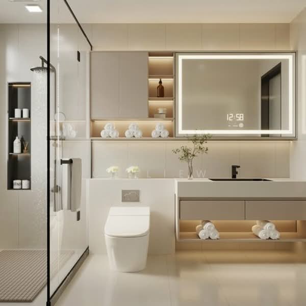 Service Residence for Sale at Riveria City - CY Liew - Bathroom - PropertyGuru.com.my