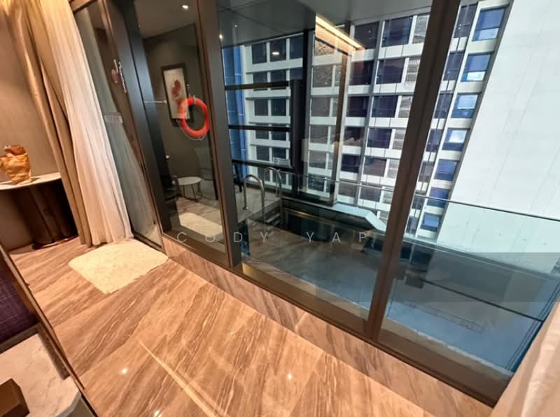 Servis Apartment untuk Dijual di Imperial Lexis - Cody Yap - Balcony - PropertyGuru.com.my