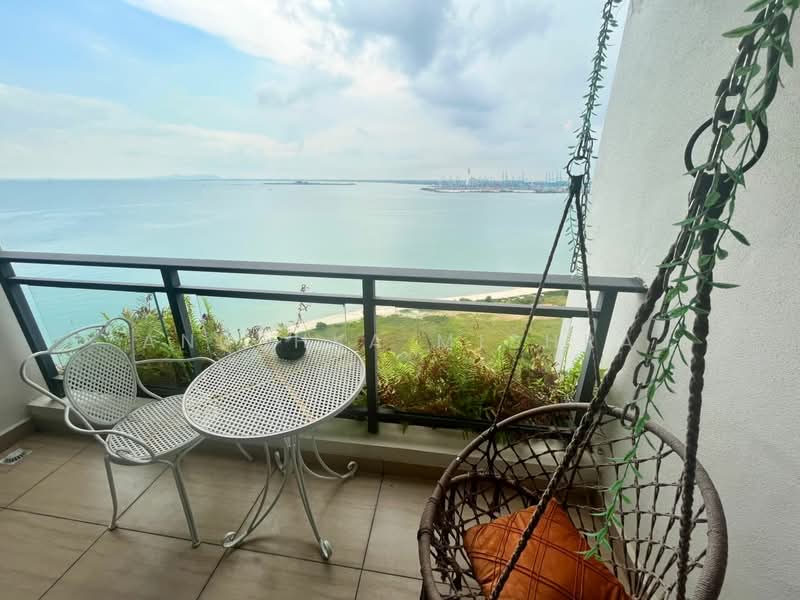 Kondominium untuk Disewa di Ataraxia Park @ Forest City - Anushka Mishra - Balcony - PropertyGuru.com.my