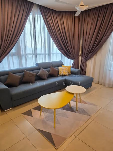 Service Residence for Sale at KL Gateway Premium Residences - KAT NEOH - Living Room - PropertyGuru.com.my