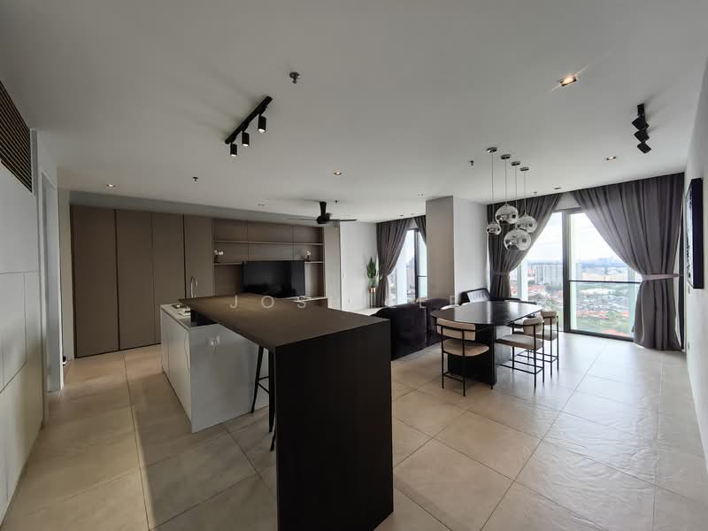 Service Residence for Sale at Lumi Tropicana Serviced Residence - Josh Lee - Living Room - PropertyGuru.com.my