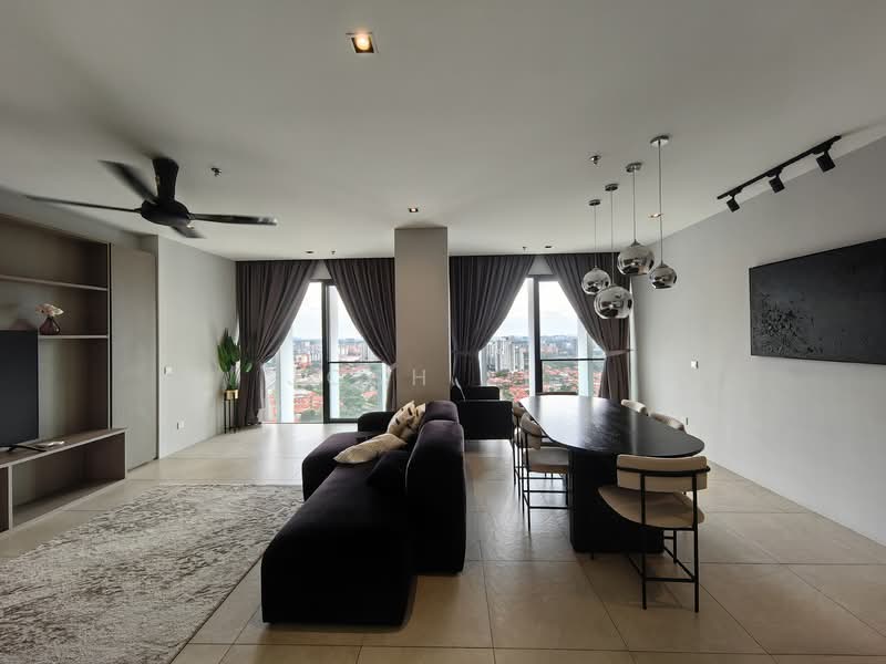 Service Residence for Sale at Lumi Tropicana Serviced Residence - Josh Lee - Living Room - PropertyGuru.com.my