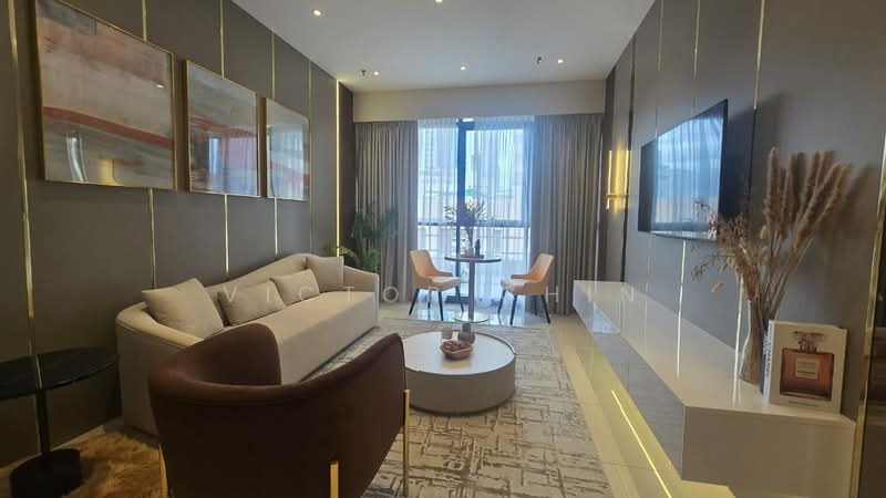 Service Residence for Sale at Golden Crown Residence - Victor Chin - studio Living Room - PropertyGuru.com.my