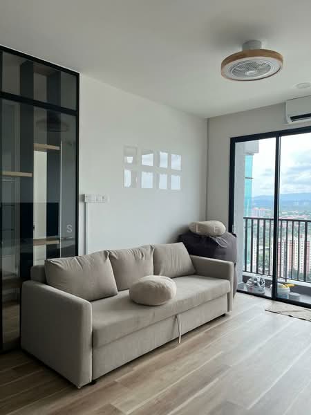 Service Residence for Rent at AraTre' Residences - Serena Lee - Living Room - PropertyGuru.com.my
