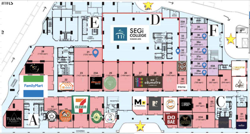 For Rent Edumetro @ Subang Jaya
