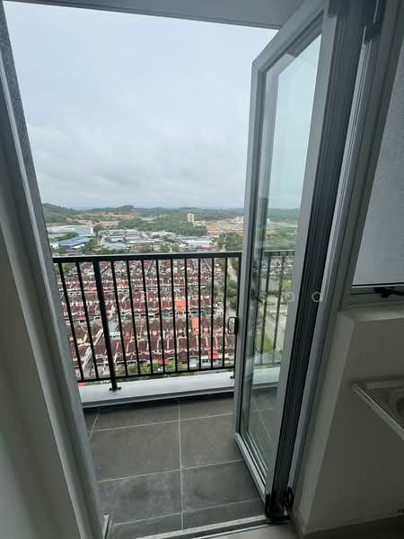 Servis Apartment untuk Dijual di Midas @ Seri Alam - Elleyna Soo - Balcony - PropertyGuru.com.my