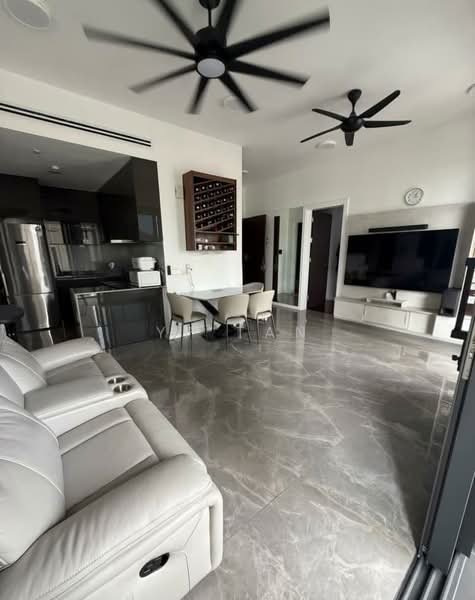 Service Residence for Rent at Park Regent @Desa Park City - YP Tan - Living Room - PropertyGuru.com.my
