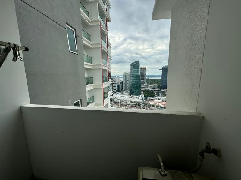 Service Residence for Sale at TriTower Residence @ Johor Bahru Sentral - Elaine Sim - Balcony - PropertyGuru.com.my