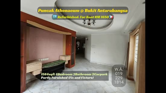 Condominium for Rent at Puncak Athenaeum - Wincent Chuah - PropertyGuru.com.my