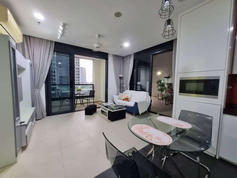 Servis Apartment untuk Dijual di Arcoris Residences - Calvin Poh - Living Room - PropertyGuru.com.my
