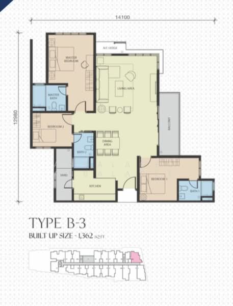 Servis Apartment untuk Dijual di Serviced Residence @ The Louvre @ Country Heights - Anbalagee Anbalagee - PropertyGuru.com.my