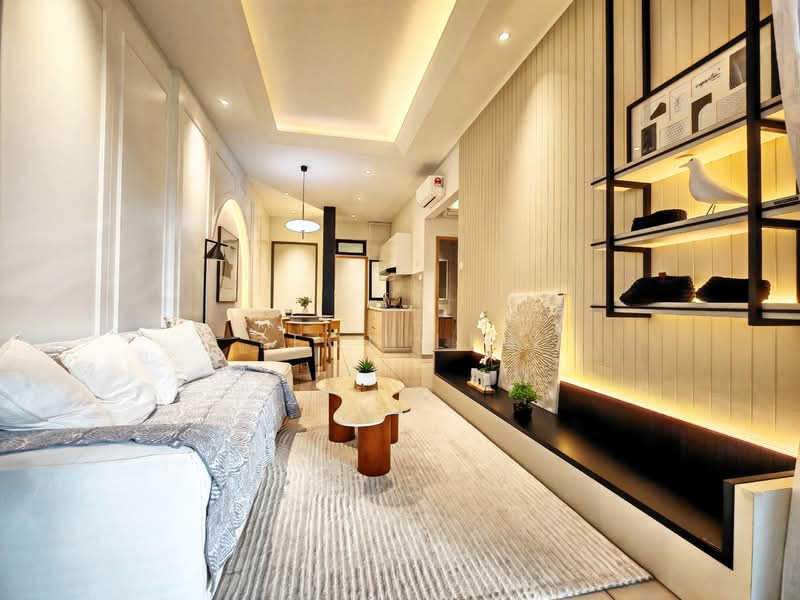 Service Residence for Sale at Daya 1 Residences (D1R), TD Central - Leon Lim - Living Room - PropertyGuru.com.my