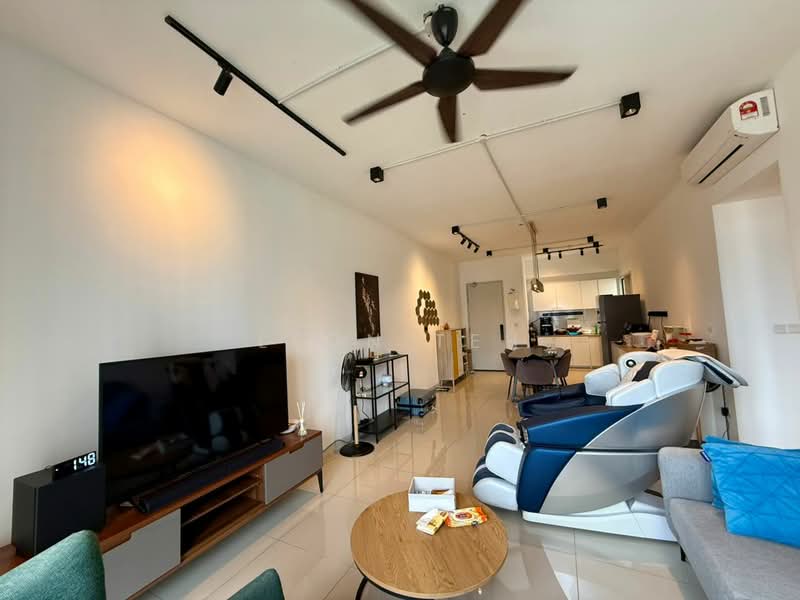 Service Residence for Sale at Savio @ Riana Dutamas - Leon Teh - Living Room - PropertyGuru.com.my
