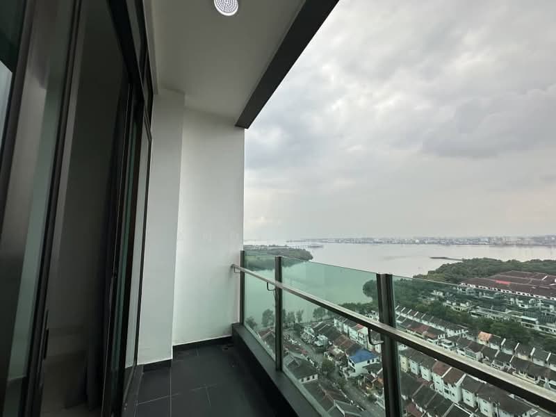 Service Residence for Rent at Wave @ Marina Cove - Andy Tan - Balcony - PropertyGuru.com.my