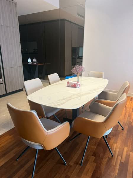 Servis Apartment untuk Disewa di Straits Residences - Engie Ong - Dining Room - PropertyGuru.com.my