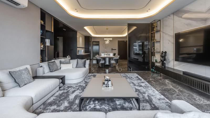 Condominium for Sale at The Treez Jalil Residen - ANS TOH - Living Room - PropertyGuru.com.my