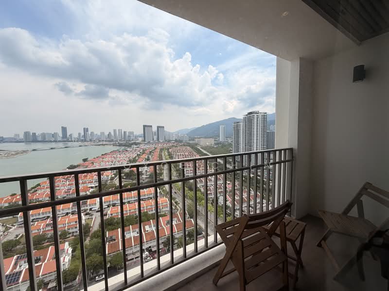 Servis Apartment untuk Disewa di Straits Residences - Joyce Chin - Balcony - PropertyGuru.com.my