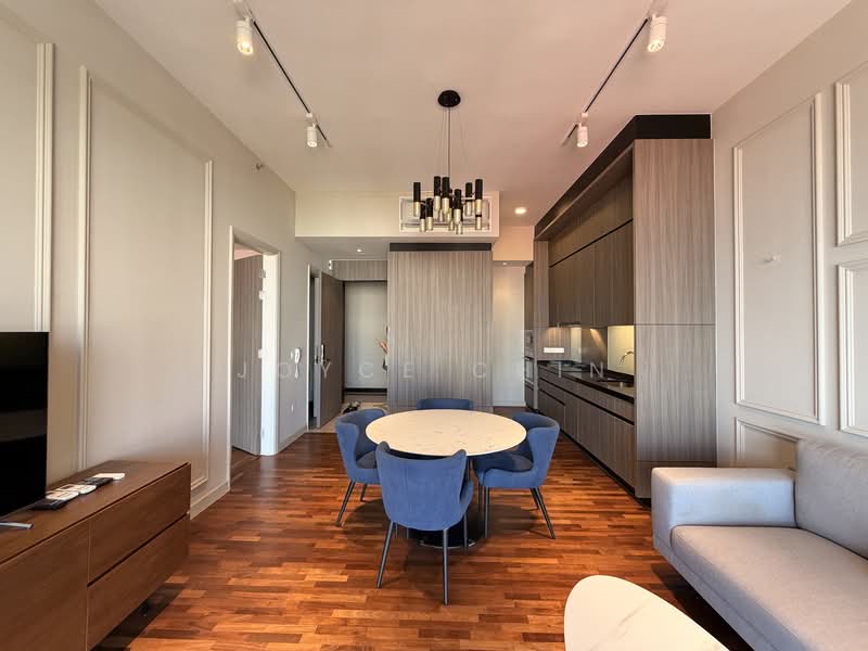 Service Residence for Sale at Straits Residences - Joyce Chin - Living Room - PropertyGuru.com.my