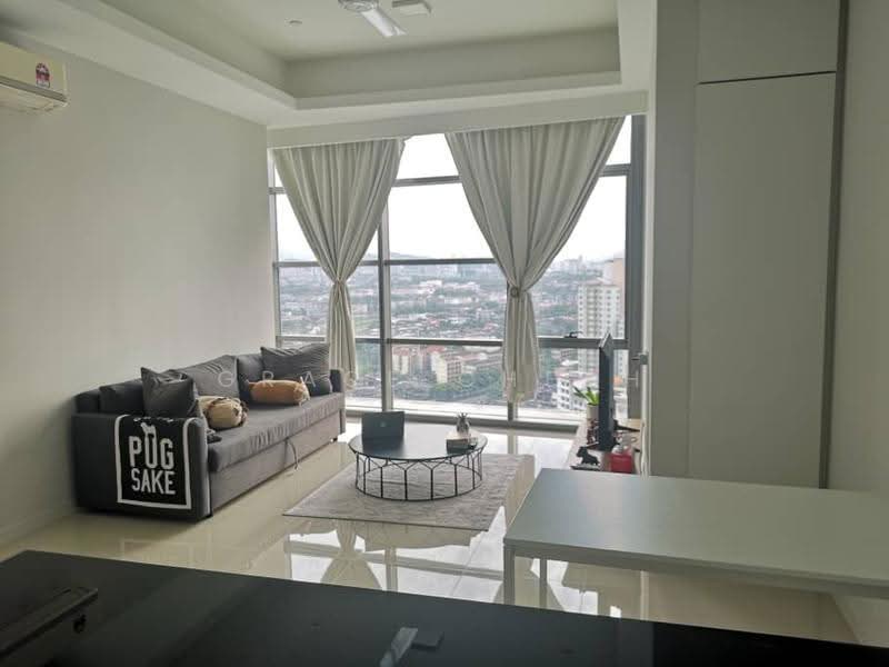 Service Residence for Sale at The Azure Residences - Grace Cheah - Living Room - PropertyGuru.com.my