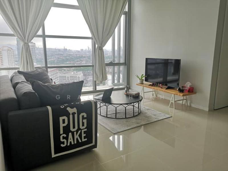 Service Residence for Sale at The Azure Residences - Grace Cheah - Living Room - PropertyGuru.com.my