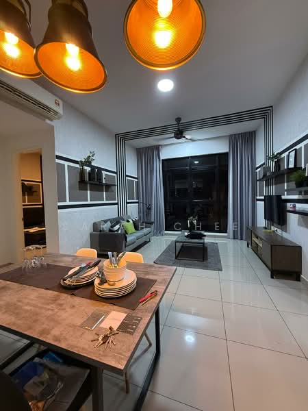 Servis Apartment untuk Dijual di Conezion Residences - Sarah Chee - Living Room - PropertyGuru.com.my