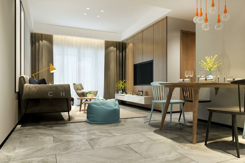 3.5-storey Terraced House for Sale in Kwasa Damansara (Sungai Buloh) - Chooi Mun Kum - Living Room - PropertyGuru.com.my
