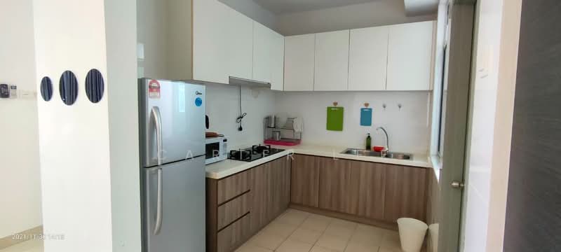 Servis Apartment untuk Disewa di Pangsapuri Tanah Emas (Golden Sands) - Carter Lee - Kitchen - PropertyGuru.com.my