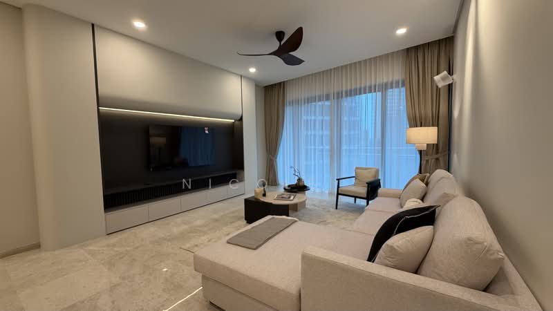Servis Apartment untuk Disewa di Damansara City Residency (DC Residensi) - Nicole . - Living Room - PropertyGuru.com.my