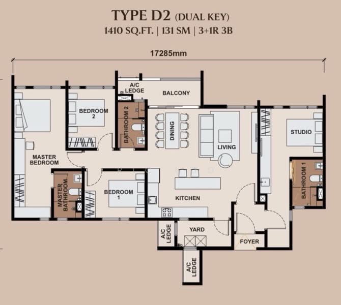 Service Residence for Sale at The Queenwoodz @ Bukit Jalil - Ric Foo - PropertyGuru.com.my